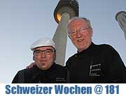 Restaurant 181 Business – Erfolgreicher Auftakt zu den Schweizer Wochen am 1.8.2012 (Schweizer Nationalfeiertag) mit Otto Koch und Michel Dôme (©Foto: Martin Schmitz)